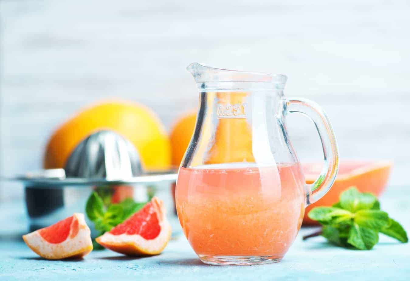 grapefruit and juice