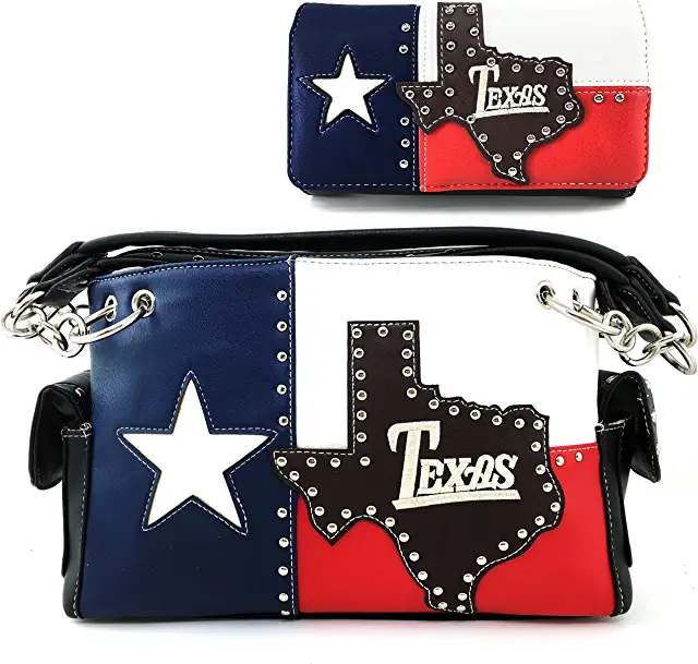 Texas style wallet handbag