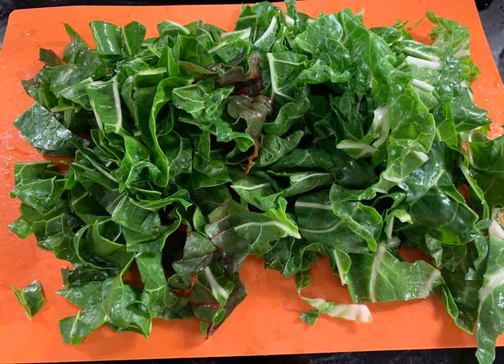 Quick Easy Swiss Chard | Texini | Texas Lifestyle Foods | Recipe