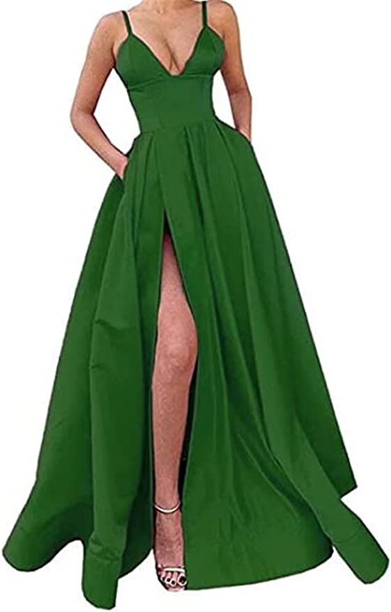 Green holiday Texas party dress