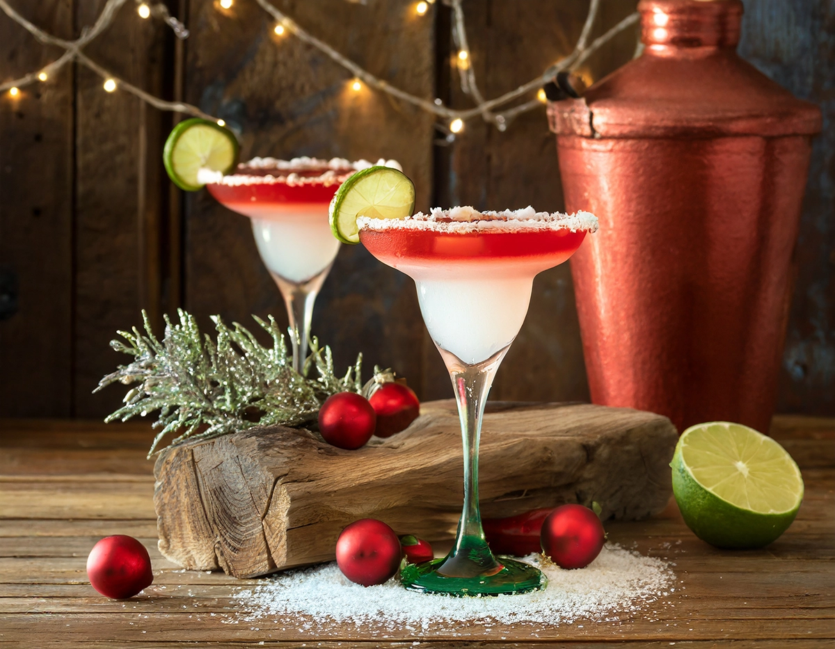festive Texas christmas martini