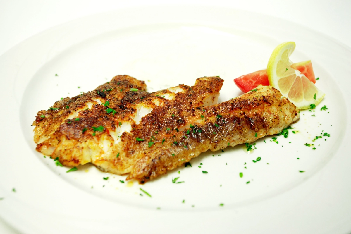 Sizzling Blackened Red Snapper