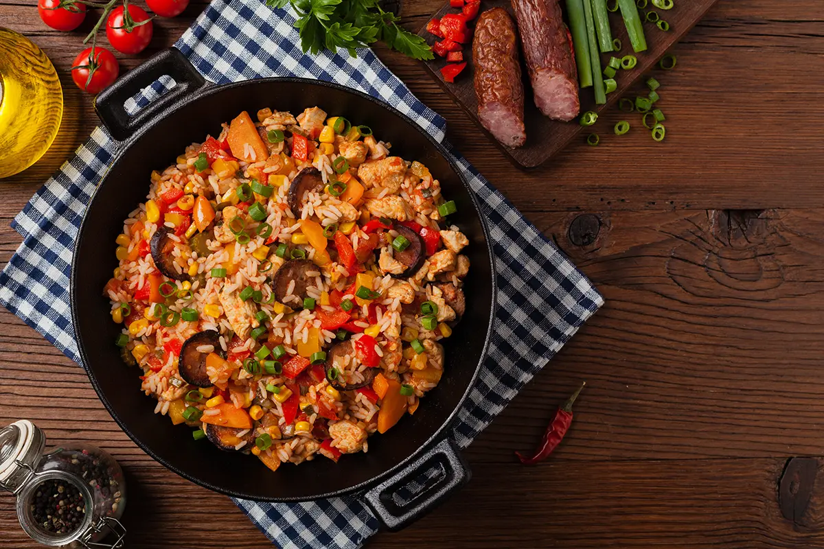 Sizzling Cajun Jambalaya