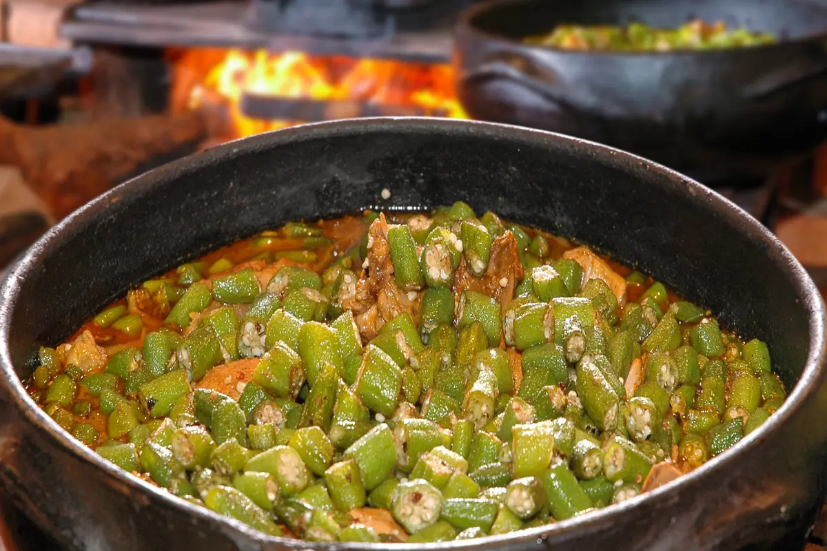 Stewed Okra Delight