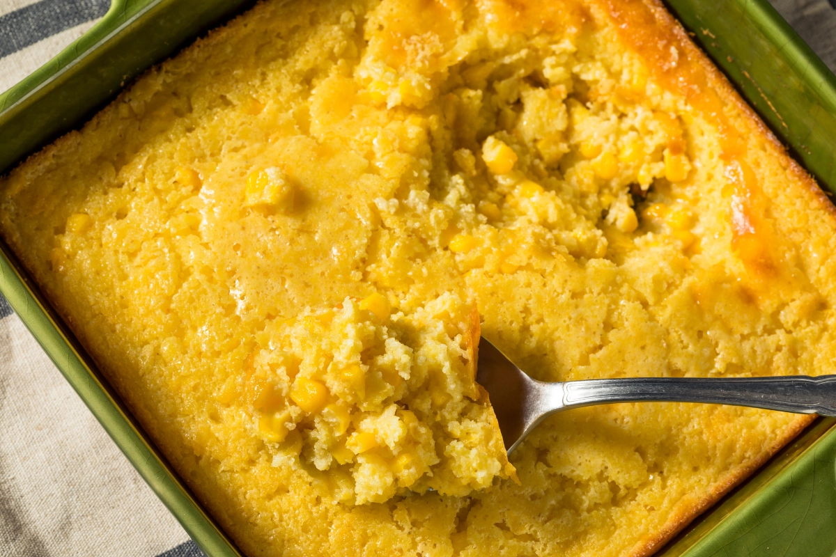 Silky Corn Pudding Soufflé